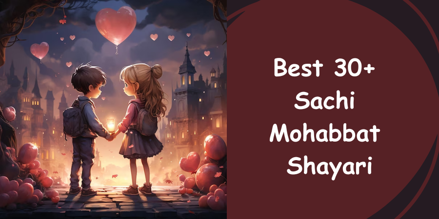 sachi mohabbat shayari