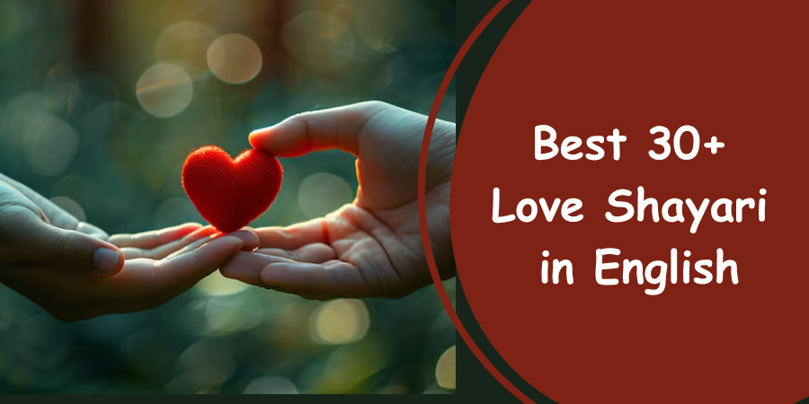 love shayari in english