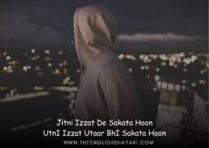 attitude shayari english