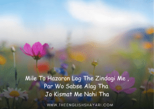 shayari in hindi english